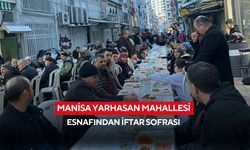 Manisa Yarhasan Mahallesi esnafından iftar sofrası