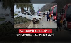 2.40 promil alkollü sürücü tekrar direksiyon başına geçti... 4 kişi yaralandı