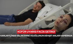 Anne ve oğlu “Kadınlar var” dedi, tekme ve yumruklarla dövüldü... | Saldırı anı kameraya yansıdı