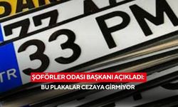 Şoförler Odası Başkanı açıkladı: Bu plakalar cezaya girmiyor