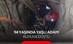 Bahçedeki su kuyusu kabusa döndü! 94 yaşındaki adam kuyuya düştü!