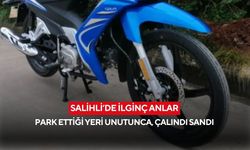 Salihli’de ilginç anlar: Park ettiği yeri unutunca, çalındı sandı