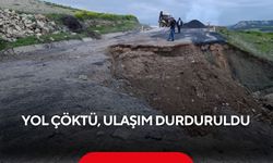 Manisa'da çöken Kula-Selendi karayolu ulaşıma kapatıldı