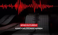 AFAD duyurdu: 4.8 büyüklüğünde deprem