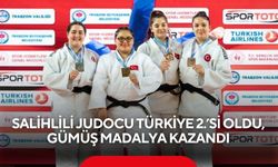 Salihlili Judocu Türkiye 2.’si oldu, gümüş madalya kazandı