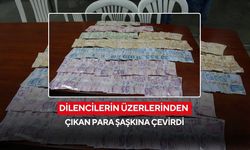 Dilencilerin üzerlerinden çıkan para şaşkına çevirdi