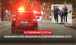 Drift, makas, kırmızı ışık ihlali! 16 yaşındaki çocuk babasının lüks arabasını alıp şehri birbirine kattı
