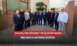 Salihli’de siyaset ve iş dünyasını bir araya getiren düğün