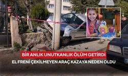 El freni unutuldu, otomobil yokuş aşağı indi... 1 ölü, 2 ağır yaralı | Kaza güvenlik kamerasında...