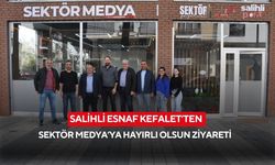 Salihli Esnaf Kefalet’ten Sektör Medya’ya hayırlı olsun ziyareti