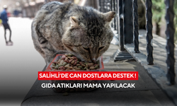Salihli’de can dostlara destek ! Gıda atıkları mama yapılacak