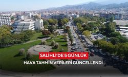 Salihli’de 5 günlük hava tahmin verileri güncellendi