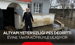 Her yıl aynı çile! | Altyapı yetersizliği pes dedirtti! Evine tahta köprüyle ulaşıyor...