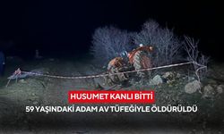 Husumet kanlı bitti: 59 yaşındaki adam av tüfeğiyle öldürüldü