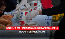 Salihli’de 18 Mart Çanakkale Zaferi anısına hoşaf ve ekmek ikramı