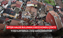 Çöken binalarda enkaz altında kalanları kurtarılma çalışması devam ediyor