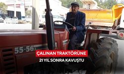 Çalınan traktörüne 21 yıl sonra kavuştu
