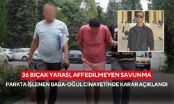 Kan donduran baba cinayeti... Oğlunu parkta 36 bıçak darbesiyle öldüren baba müebbet hapse çarptırıldı...