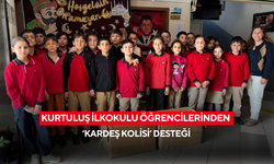 Kurtuluş İlkokulu öğrencilerinden ‘Kardeş Kolisi’ desteği