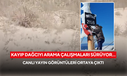 Salihli’de kayıp amatör dağcıyı arama çalışmaları sürüyor… Canlı yayın görüntüleri ortaya çıktı