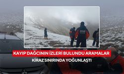 Kayıp dağcının izleri bulundu aramalar Kiraz sınırında yoğunlaştı