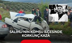 Salihli’nin komşu ilçesinde korkunç kaza: 19 yaşındaki sürücü hayatını kaybetti
