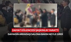 Kına gecesinde renkli anlar! Manisa’da eşekle salona giren damadın arkadaşı kahkahalara neden oldu...