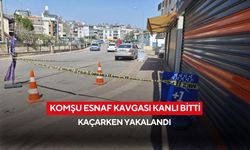 Komşu esnaf kavgası kanlı bitti... 22 yaşındaki genç öldü, şüpheli kovalamacayla yakalandı