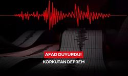 AFAD duyurdu! Korkutan deprem