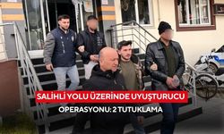 Salihli yolu üzerinde uyuşturucu operasyonu: 2 tutuklama
