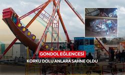 Lunapark eğlencesi kabusa döndü... Gondolda tekmeli yumruklu kavga..