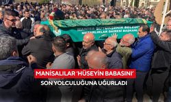 Manisalılar ‘Hüseyin Babasını’ son yolculuğuna uğurladı | Binlerce Manisalı törene katıldı