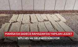Manisa’da sadece Ramazan’da yapılan lezzet ‘Bitli helva’ geleneği sürüyor