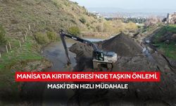 Manisa’da Kırtık Deresi’nde taşkın önlemi, MASKİ’den hızlı müdahale