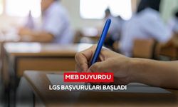 MEB Duyurdu LGS başvuruları başladı