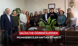 Salihli’de Muhasebe Öğrencilerinden Muhasebeciler Haftası’nda anlamlı ziyaret