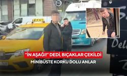 Minibüste dehşet anları! Taciz iddiası bıçaklı kavgaya döndü...