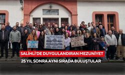 Salihli Altınordu İlköğretim Okulu mezunları 25 yıl sonra buluştu