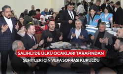 Salihli Ülkü Ocakları’ndan ‘Vatan İçin Can Verenlere Vefa Sofrası’ iftar programı