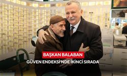 Başkan Balaban Güven Endeksi’nde ikinci sırada