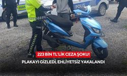 Ceza yememek için plakayı kapattı: 223 bin 719 TL ceza yedi