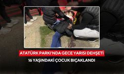 Parkta gece yarısı dehşet! 16 yaşındaki çocuk bıçaklandı | Yakınları sinir krizi geçirdi...