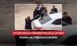 Polis operasyonuna mahalleli engeli... Hapis firarisi böyle yakalandı
