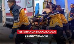 Restoranda bıçaklı kavga: 2 genç yaralandı