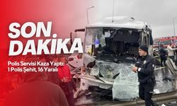 Sağanak yağış kazayı getirdi | İstanbul’da polis servisi kaza yaptı: 1 polis şehit, 16 yaralı...