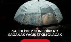 Salihli’de 2 güne dikkat! Sağanak yağış etkili olacak