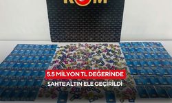 5.5 milyon TL değerinde sahte altın ele geçirildi