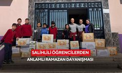 Salihlili öğrencilerden anlamlı Ramazan dayanışması