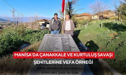 Manisa’da Çanakkale ve Kurtuluş Savaşı şehitlerine vefa örneği