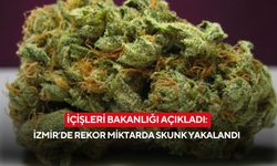 İçişleri Bakanlığı açıkladı: İzmir’de rekor miktarda skunk yakalandı